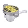 Weld On Radiator Filler Neck with 1.1Bar Cap, 30mm High