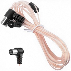 SHUKEFER FM Radio Dipole Antenna 75 Ohm Indoor FM Dipole Antenna for Digital Radio Vintage Stereo Receiver Home AV Video TV Tuner