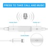 TheMax Bluetooth Stereo earphones With wired Volume control and Noise