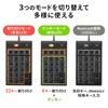 Sanwa Supply NT-19UH2BKN2 Numeric Keypad, Programmable, Assignment Function Equipped, Wired