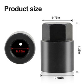 KPALAG Common Rail Injector Tube Removal Tool Compatible with Dodge Ram 2500 3500 4000 4500 5500 with Cummins 5.9L 6.7L Engines Replace #: 933-3401