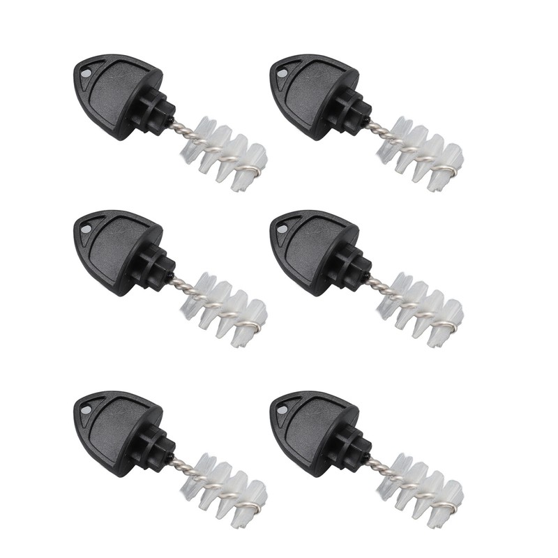 Beer Faucet Plug Brush Black ABS Beer Faucet Tap Cleaning