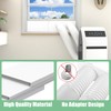 Memrita Dual Hose Portable Air Conditioner Window Seal Kit, 5.9"