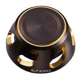 Daiwa SLP Works 22 SLPW Spinning Handle Cap, Size S, Black Gold