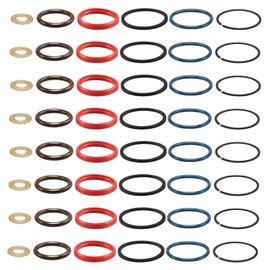KPALAG 8 Set 7.3L Diesel Fuel Injector O-Ring Seal Kits Compatible with 1995-2003 F-Series Trucks F-250 F350 F450 F550 and E-Series Vans E-350 E450 Excursion Replace# CM-5010 XC3Z-9229-AB