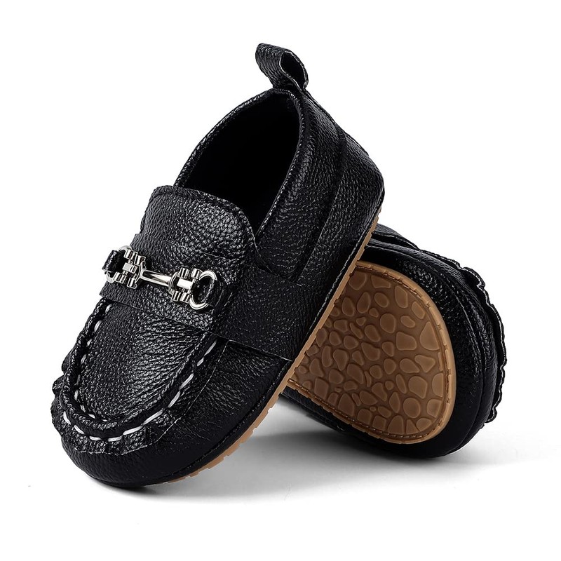 MASOCIO Baby Shoes Boy Moccasin Baby Shoes Soft Sole Flat