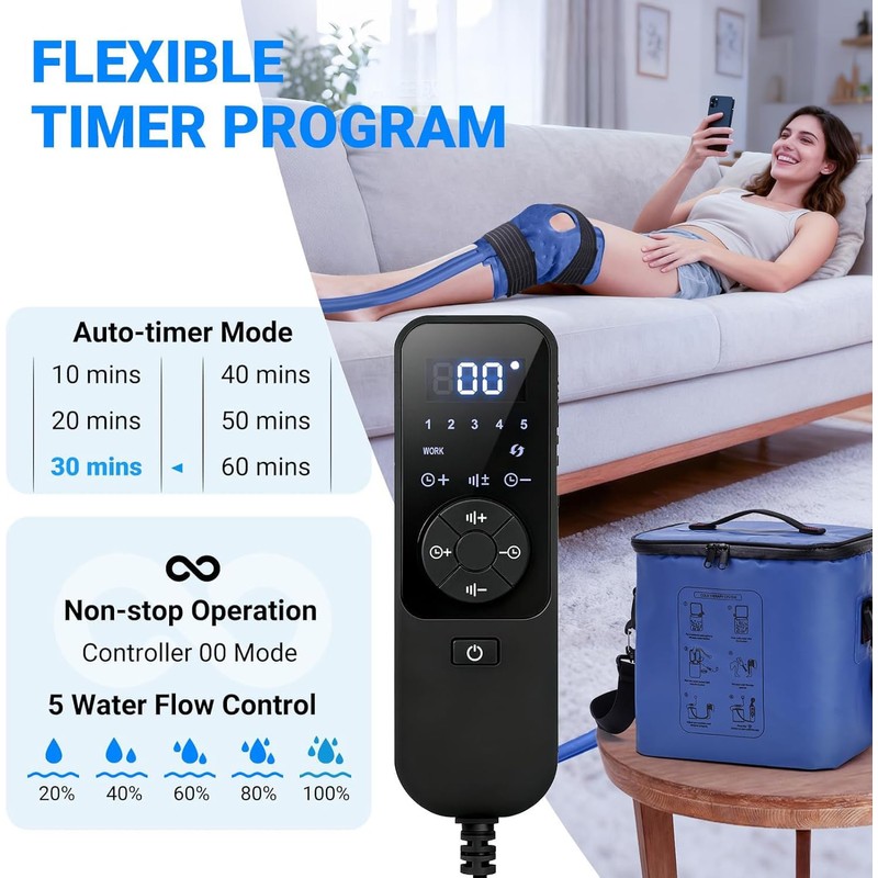 Ice Machine for Knee After Surgery, Cold Therapy Machine for