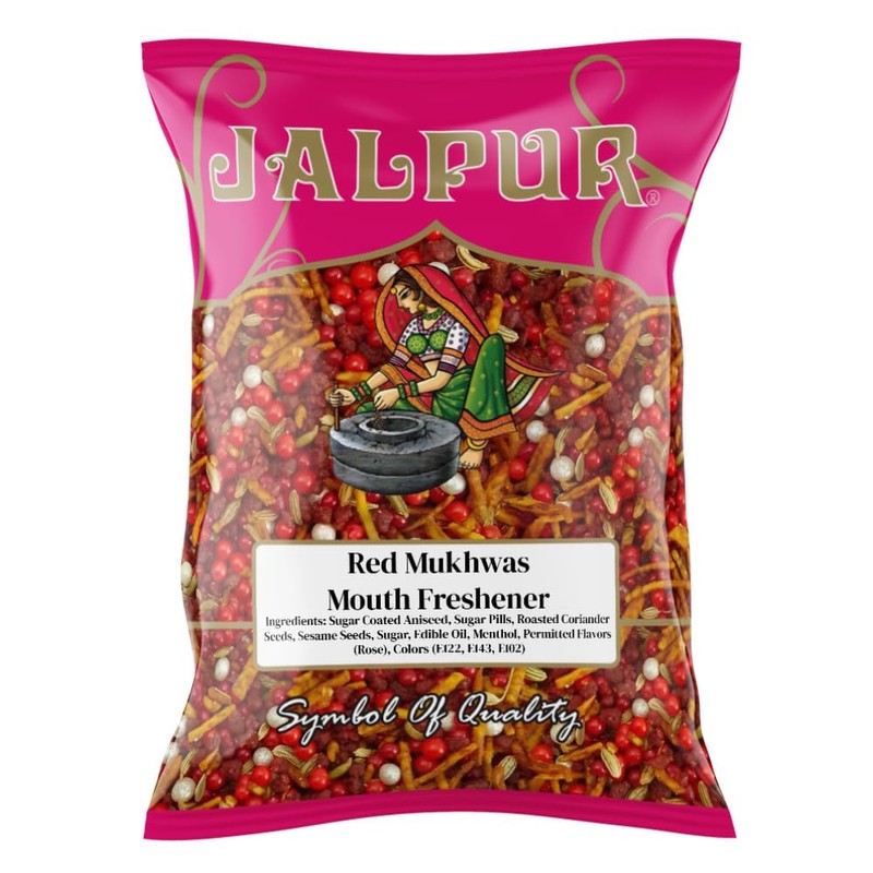 Jalpur - Red Mukhwas (Indian Mouth Freshener) - 100g