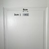 Seagron Room Number Plate, Room Number Plate, Stylish, Acrylic, 1.4