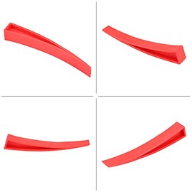 Keenso Car Window Wedge, Red Window Wedge Plastic Wedge Car Door Wedge Window Wedge Window Wedge Car Repair Paintless Dent Repair Tools Kit