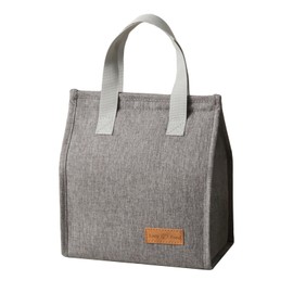 LeTradeJP Lunch Bag, Cooler Bag, Large Capacity, Cold Insulation, Tote Bag, Aluminum Foil Insulation, Foldable, Easy to Carry, Washable, Reusable, Unisex, For Commuting to Work or School, Picnic, Work