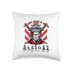 Japanese samurai warrior Seven Virtues of Bushido novelty Throw Pillow