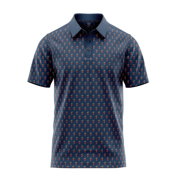 Funny Golf Polo Men Shirts - Short Sleeve UPF Quick