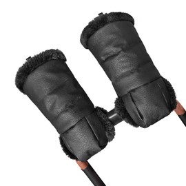 Aurya Stroller Warm Gloves, Anti-Freeze Universal Stroller Mittens, Winter Warm Hand Muffs for Handbar of Pram, Stroller, Pushchair