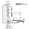 Dia 1"/26mm Hole Euro Hydraulic Soft Close Hinge for Cabinet