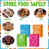 HOWAF 12pcs Day of The Dead Gift Bags with Handle,