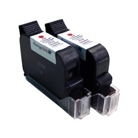 PostageInk.com PIC10 Ink Cartridge Replacement for FP PostBase 58.0052.3038.00 (Set of 2)
