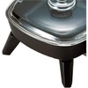 Brentwood SK-45 6" Non-Stick Electric Skillet with Glass Lid, Black,