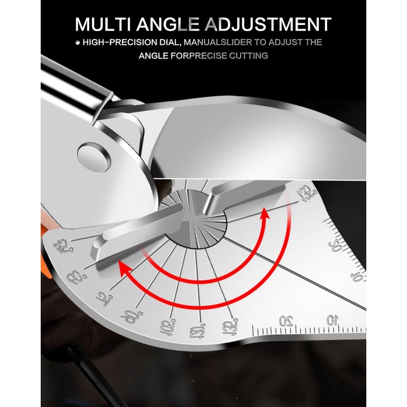 KATUR Multi Angle Miter Shears 45 to 135 Degree Multifunction