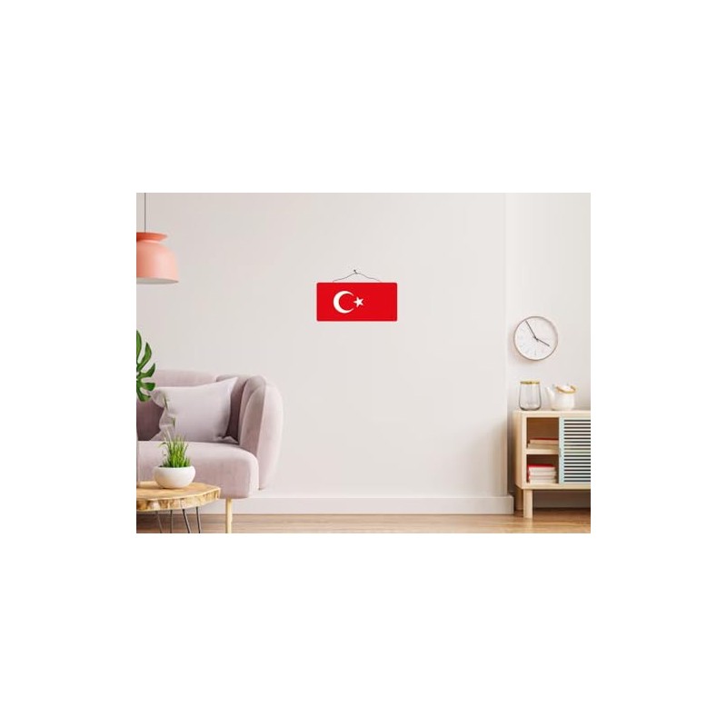 McMug - Turkish Flag - Türkiye - Turkey Metal Sign,