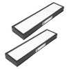 2 Sets Air Purifier Filter Filtering Element Accessory Kit for