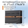 Mini Split Air Conditioner Cover for Outside Units,600D Waterproof Air