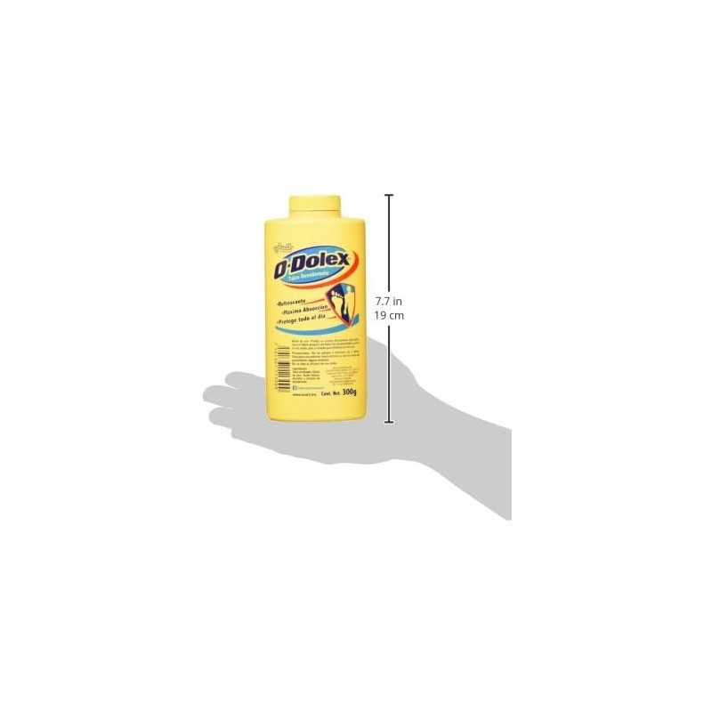 Odolex Talco Desodorante, 300 G, Pack of 1