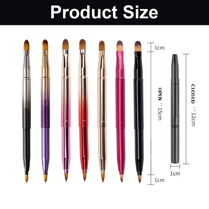 Exquisite Professional Lip Brush Applicators-Retractable Lipstick Brushes- Lipstick Gloss Makeup