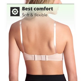 H&S Bra Extenders 2 Hook UK & 3 Hooks - 12pcs - Elastic Nylon Bra Strap Extender Set w/Stainless Steel Hook - Bra Extender 3 Hook - Bra Extender 2 Hook Uk - Bra Extension - Women's Bra Extenders