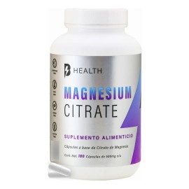 Citrato De Magnesio, 180 Cápsulas 500 Mg, Sin Azúcar, Keto