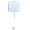 BinkeGG White Plastic Pull String Cord Music Box with Sankyo