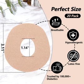 G7 Adhesive Patches Waterproof Overpatch for G7 & Stelo Flexible CGM Tape Hypoal