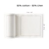 MYdrap Linen Cocktail Napkin, 4.5 x 4.5-Inch, 50-Units Per Roll,