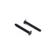 binifiMux 10pcs M6 x 45mm Black Rivet Countersunk Socket Cap