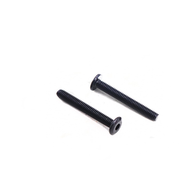 binifiMux 10pcs M6 x 45mm Black Rivet Countersunk Socket Cap