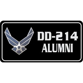 U.S. Air Force DD-214 Alumni Photo License Plate
