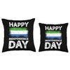 Happy Independence Day Sierra Leone Throw Pillow