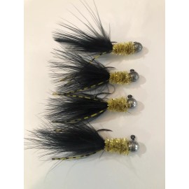 Jigs By Shine hand tied crappie jigs 1/16