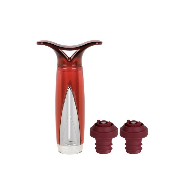 Trudeau 0978015 Bomba Conservadora de Vino con Dos Tapones (los