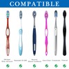 Linkidea Ceramic Countertop Toothbrush Holder, Minimalist Stand for Manual Toothbrush,