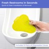 Urinal Screen Deodorizer for Men's Bathroom (12 Pack), Lemon Scented