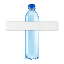Mr-Label-Waterproof Blank Water Bottle Labels–for Inkjet|Laser Printer-Self-Adhesive Wraparound-for 16oz. Water Bottle-Matte White-for Wedding|Baby Shower|Corporate Events(10 Sheets Total 70 Labels)