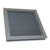 Door Louver,6-1/8 H,12-1/4 W,Steel