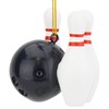 Tree Buddees Bowling Ball and Pins Christmas Ornaments