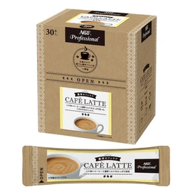 AGF Professional Thick Cafe Latte 1 Cup, 30 Bottles [Stick Coffee]