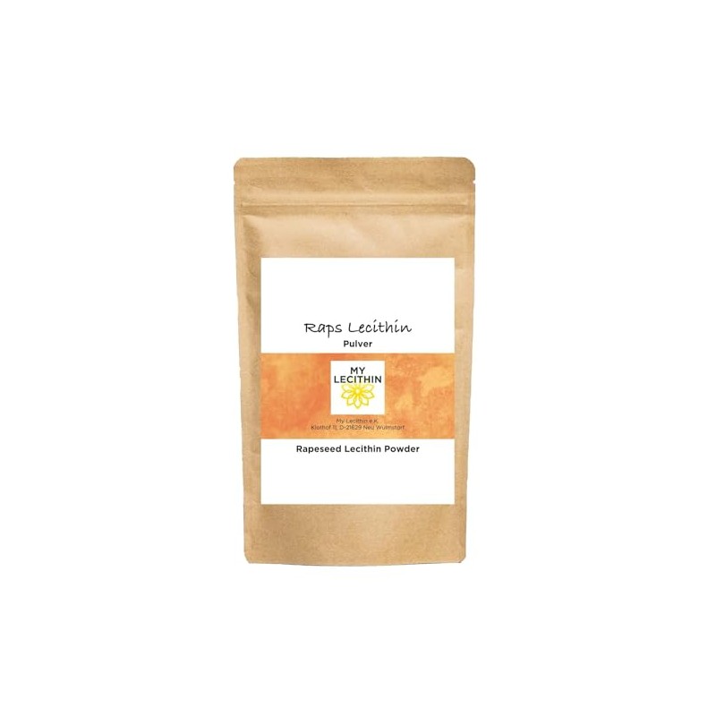 Rapeseed Lecithin Powder, Pure Lecithin without Additives (250 g)