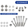 400EX Stainless Steel Bolt Screw & Clutch Spring Kit Compatible