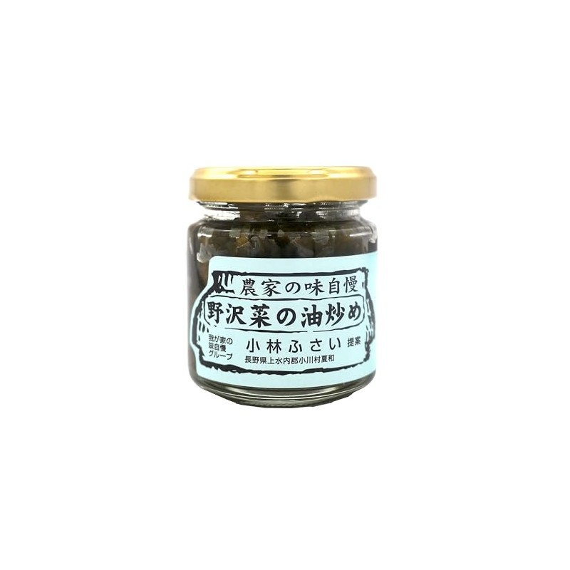 Stir-fried Nozawa Vegetables in Oil/3.2 oz (90 g), Tomisawa Shoten