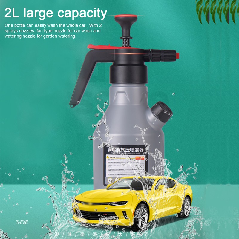 2L Foam Sprayer Car Washing Tool Foaming Pump Blaster Household