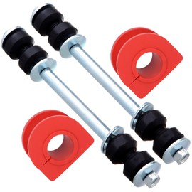 SCITOO 4pcs Front Suspension Kit Sway Bar End Link Bushing fit for GMC Savana Sierra Yukon XL 1500 2500 3500 1999-2019 for Hummer H2 2003-2009 K6439 K80631